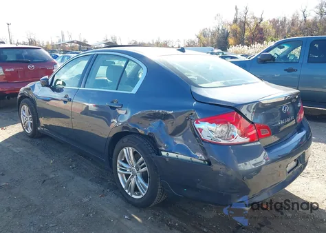 2013 Infiniti G37X z USA, uszkodzony, nr VIN JN1CV6AR9DM758449